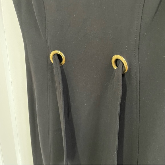 Taylor Black Cocktail dress with adjustable tie waist - Picture 3 of 8